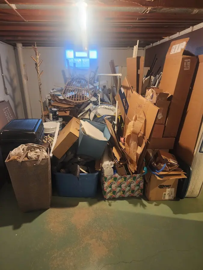 Roll-off dumpster container at job site for 8 Yard Dumpster Rental in Berkeley